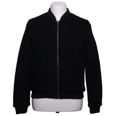 Bomber jacket (Black) from Karl Marc John Cotton, Polyester, Wool