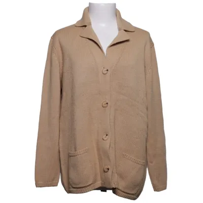 Cardigan (Beige) de Viento Acrylique, Laine de mouton