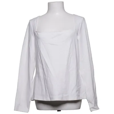 Långärmad t-shirt (Vit) från Studio Stockholm Elastan, Polyester, Viskos