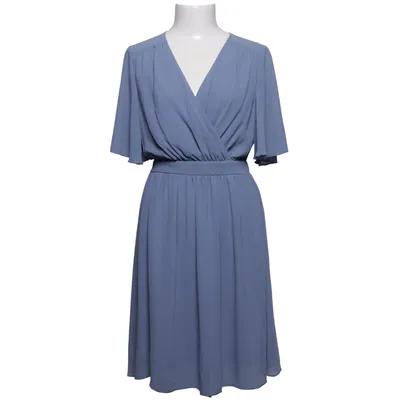 Robe portefeuille (Bleu) de VILA Polyester recyclé