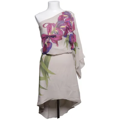 Klänning (Beige, Flerfärgad) från Karen Millen Elastan, Polyester, Silke