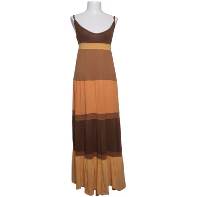 Maxi jurk (Bruin, Oranje, Geel) van Lascana Elastaan, Viscose