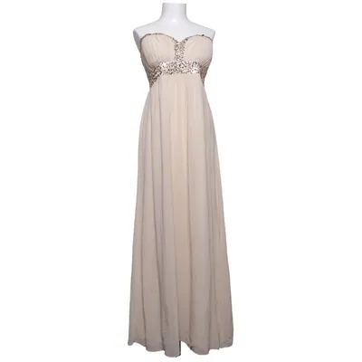 Robe de soirée (Beige) de Little Mistress Élasthane, Polyester