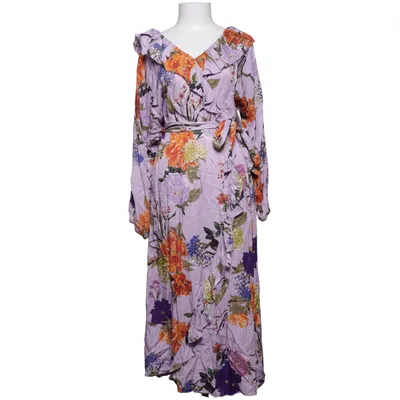 Robe longue (Violet, Multicolore) de H&M Viscose