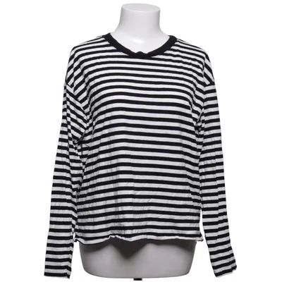 Långärmad t-shirt (Svart, Vit) från Monki Bomull, Modal