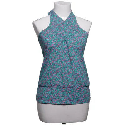 Neckholder Top (Grün, Mehrfarbig) von Blutsgeschwister Baumwolle, Elasthan