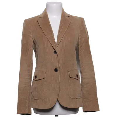 Kavaj (Brun) från Massimo Dutti Woman Bomull
