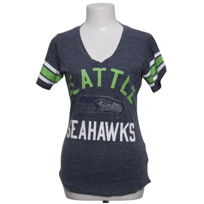 T-shirt (Blauw, Groen, Wit) van NFL Team Apparel Katoen, Polyester, Viscose