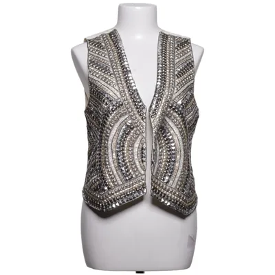Vest (White, Silver, Gold) from The Moshi Cotton, Linen