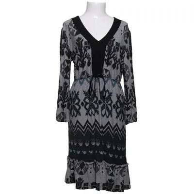 Kjole (Grå, Sort, Blå) fra Aniston Elastan, Polyester, Viscose