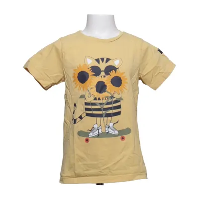 T-shirt (Gul, Svart, Vit) från Polarn O. Pyret Ekologisk bomull