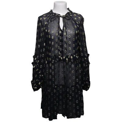 Jurk (Blauw, Goud) van Warehouse