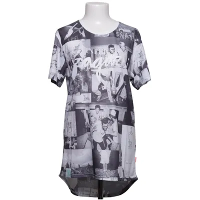 T-shirt (Svart, Vit) från Inferno Ragazzi Bomull, Polyester
