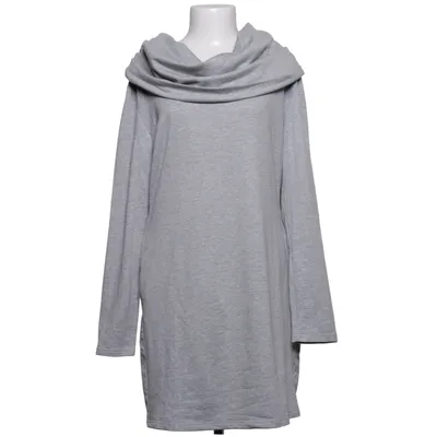 Poloklänning (Grå) från Lesara Bomull, Elastan, Polyester
