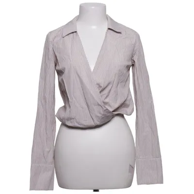 Wikkelblouse (Wrap Over Striped Shirt) van Donna Romina x NA-KD Katoen, Polyester