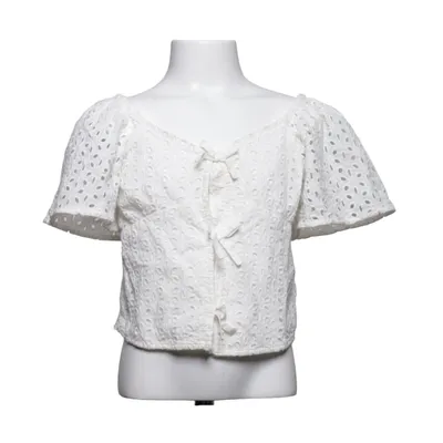 Blus (Vit) från Zara Bomull