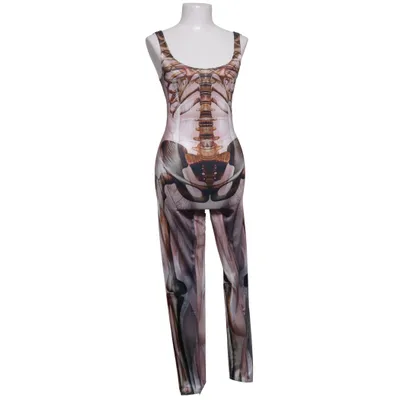 Jumpsuit (Beige, Brown, Multicolored) from Blackmilk Elastane, Polyester
