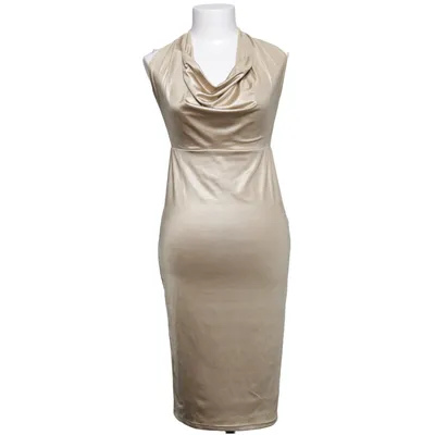 Halterneckklänning (Beige) från NBD Elastan, Polyester