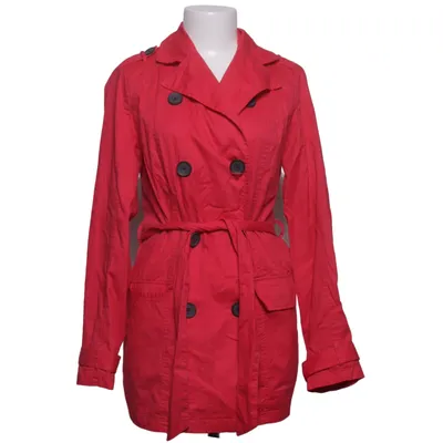 Trench-coat (Rouge) de Manguun Coton, Polyester