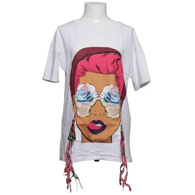 T-shirt (Wit, Meerkleurig) van Milady Katoen