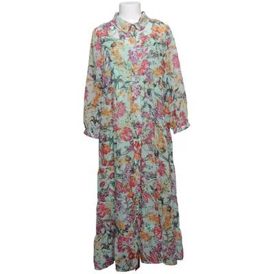 Skjortekjole (Blå, Flerfarvet) fra Happy Holly Polyester, Viscose