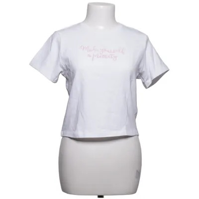 T-shirt (Wit, Roze) van Page One Katoen, Elastaan