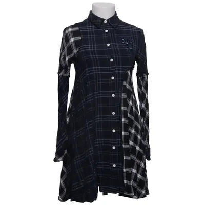 Skjortekjole (Blå, Sort, Hvid) fra Desigual Viscose