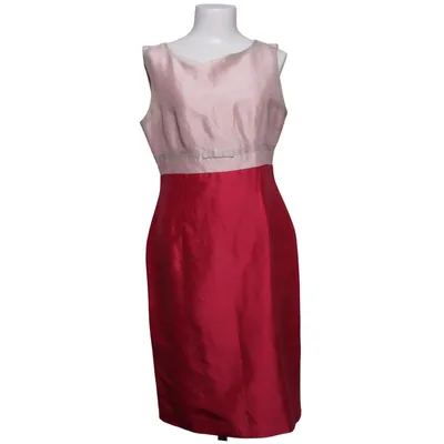 Jurk (Roze, Rood) van Vera Mont Acetaat, Zijde