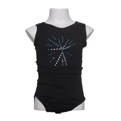 Justaucorps de gymnastique (Noir, Bleu)