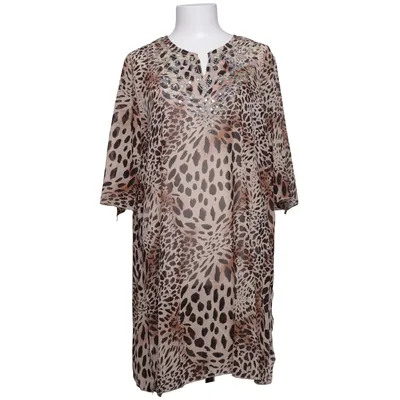 Kaftan (Bruin, Zwart, Beige) van Yi Xiang Polyester, Viscose