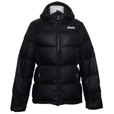 Daunenjacke (Schwarz) von Swix Daune, Feder, Nylon, Polyester