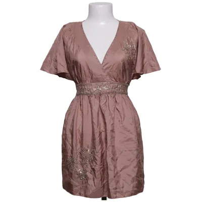 Wickelkleid (Beige) von Signature Next Seide