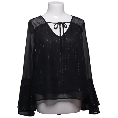Blouse (Black) from Hollister Metallic fiber, Polyester