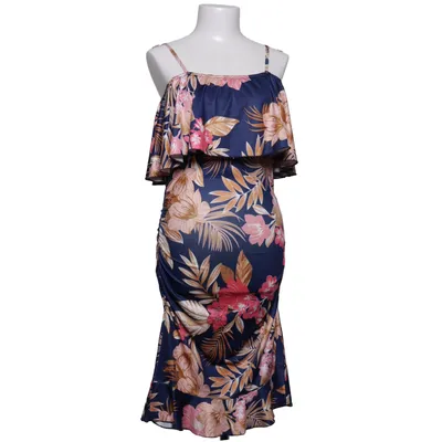 Jurk (Blauw, Roze, Meerkleurig) Elastaan, Polyester
