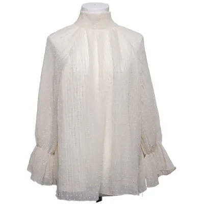 Bluse (Beige) fra Zara Polyester