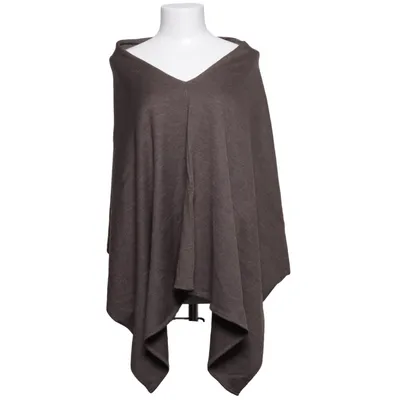 Poncho (Brun) från Skovhuus Akryl, Bomull