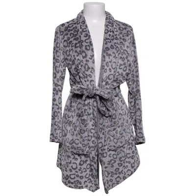 Bademantel (Grau, Weiß) von Sleepwear by Ellos