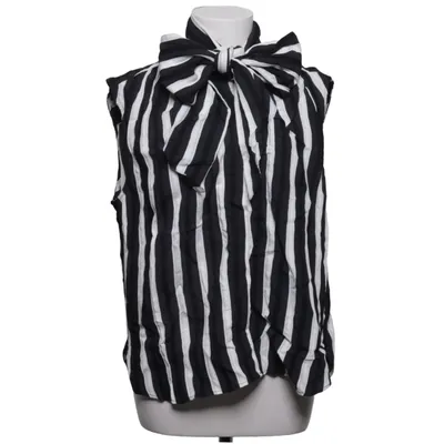 Haut dos-nu (Noir, Multicolore) de H&M Modern Classic Viscose, Polyamide, Polyester