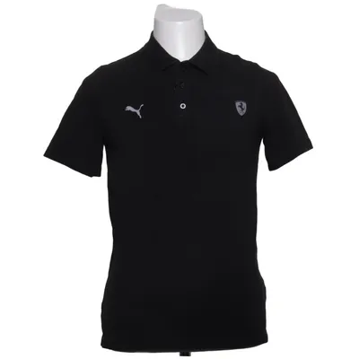 Poloshirt (Zwart) van Puma x Ferrari Katoen
