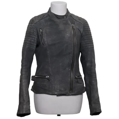 Bikerjacke (Grau) von Maison Scotch Leder