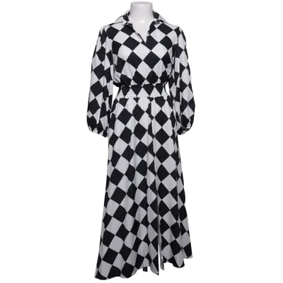 Maxi jurk (Zwart, Wit) van Iris
