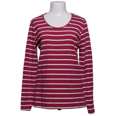Långärmad t-shirt (Röd, Vit) från Basic U Bomull, Elastan