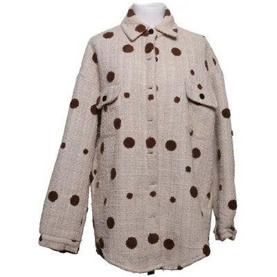 Overshirt (Beige, Bruin) van Elli White Elastaan, Polyester