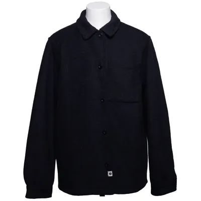Överskjorta (Blå) från Anerkjendt Polyester, Ull