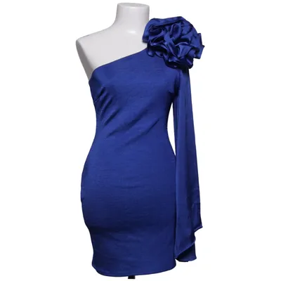Cocktailkjole (Blå) fra Goddess London Elastan, Polyester