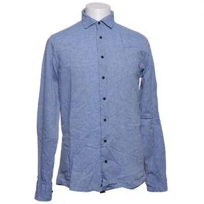 Shirt (Blue) from Stockholm Kravatt Cotton, Linen