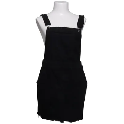 Dungaree dress (Black) from Twintip Cotton
