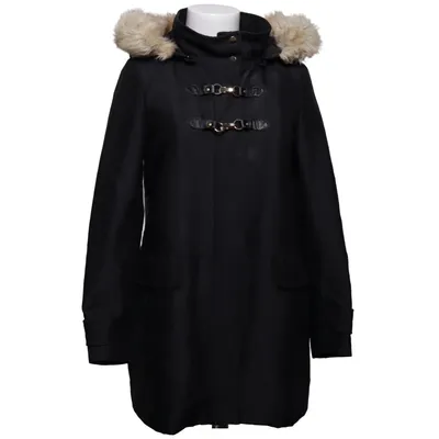 Wintermantel (Schwarz) von Mango Suit Acryl, Baumwolle, Polyamid, Polyester