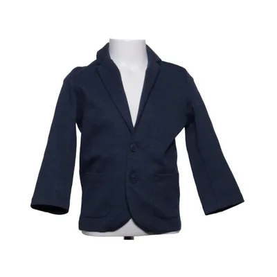 Blazer (Blue) from H&M Cotton, Polyester, Elastane