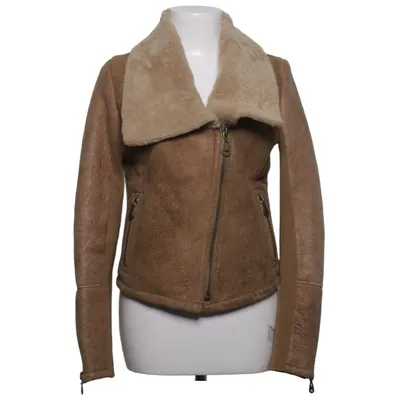 Shearling jacket (4590) from Doma Acrylic, Leather, Wool